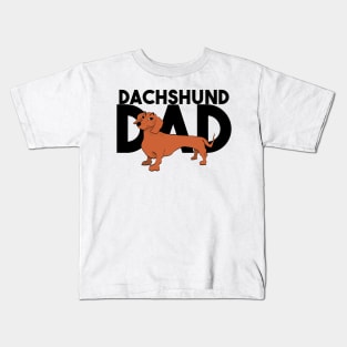 Dachshund dad Kids T-Shirt